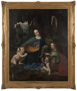 Appraisal: Attributed to Marco d'Oggiono c ''Virgin of the Rocks'' unsigned