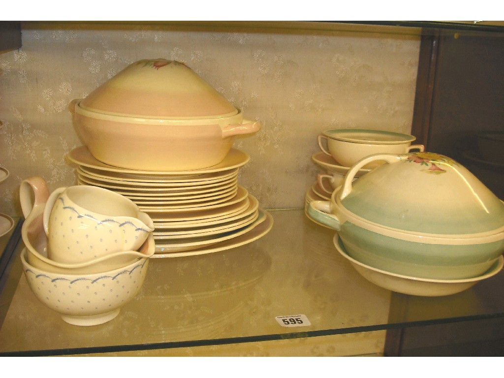 Appraisal: Mixed collection of Susie Cooper 'Swansea Spray' dinner ware including