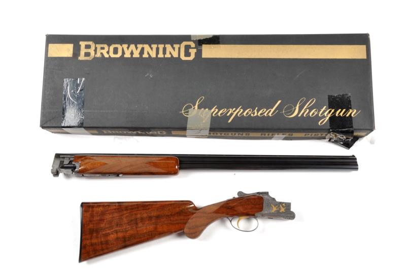 Appraisal: Belgium Browning Superposed O U G Shotgun Serial P PV