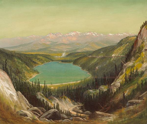 Appraisal: James Everett Stuart American - Donner Lake No numbered signed