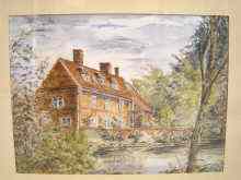 Appraisal: A watercolour ''Flatford Mill'' signed bottom left ''M Brigden'' for