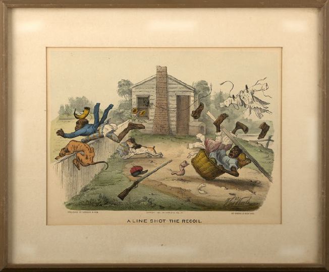 Appraisal: Currier Ives th Century A Line Shot - The Recoil