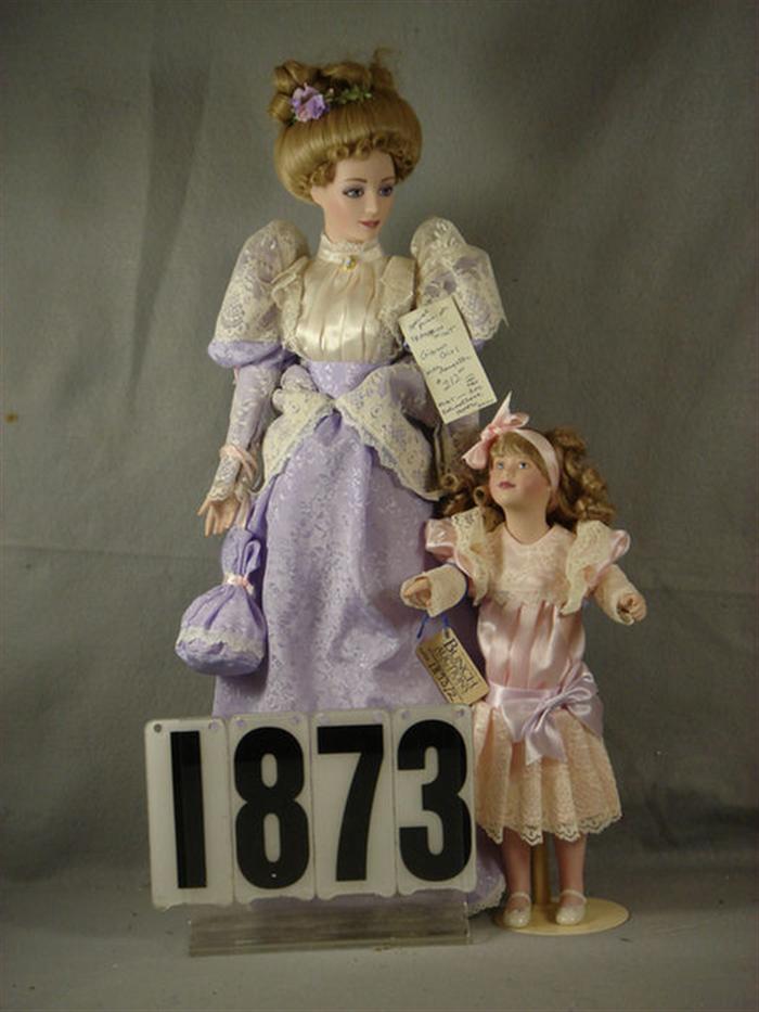 Appraisal: Lot of Franklin Mint Franklin Heirloom doll tall Gibson Girl