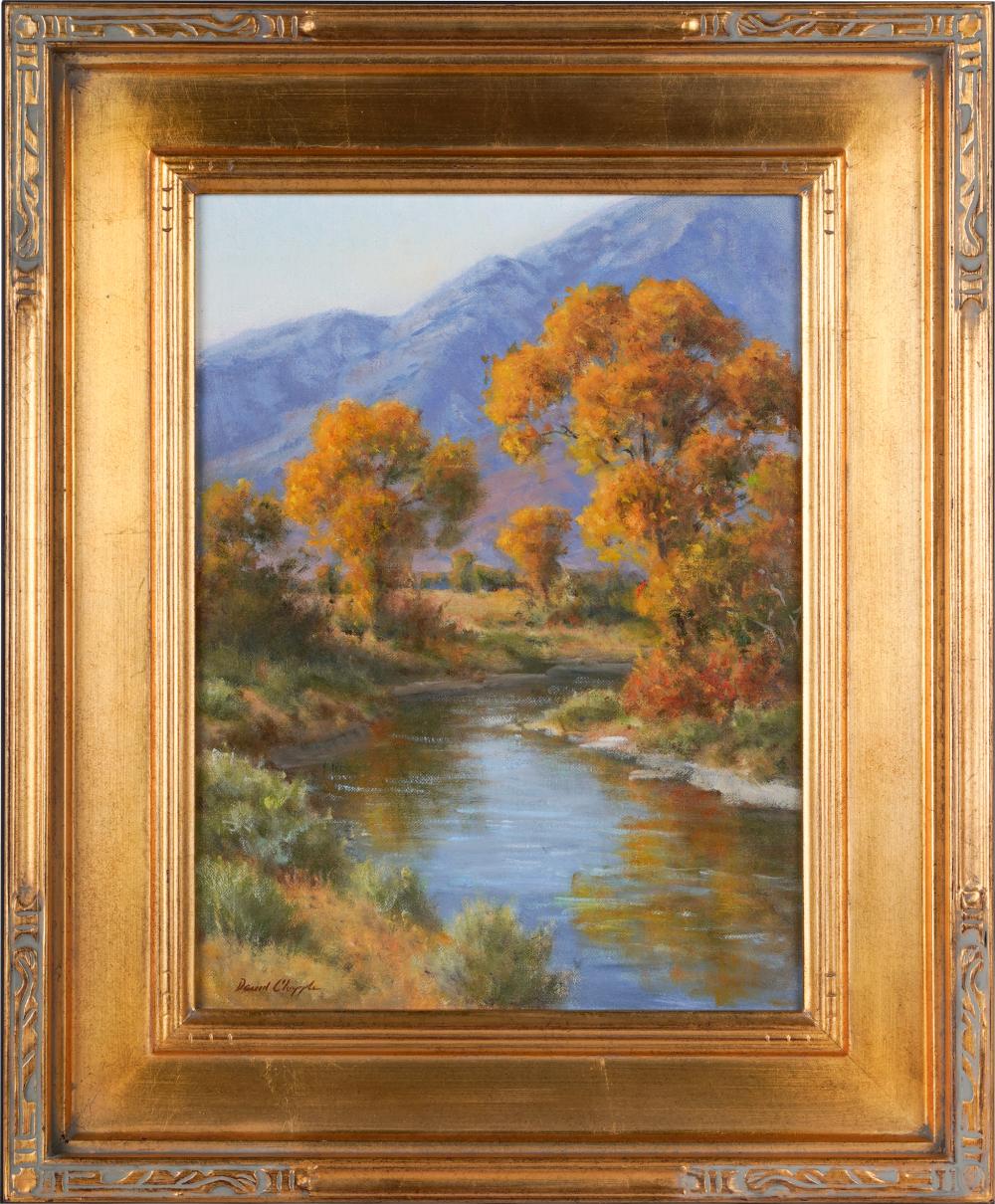 Appraisal: DAVID CHAPPLE B AUTUMN OWENS VALLEY oil on board signed