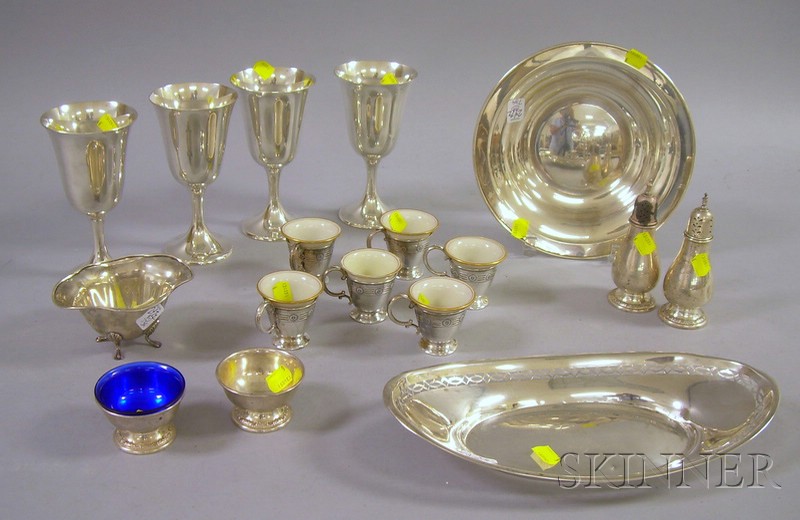 Appraisal: Group of Sterling Silver Serving Items a set of four