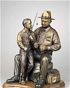 Appraisal: RIP CASWELL ORIGINAL BRONZE FIGURATIVE SCULPTURE Oregon born -active Rip