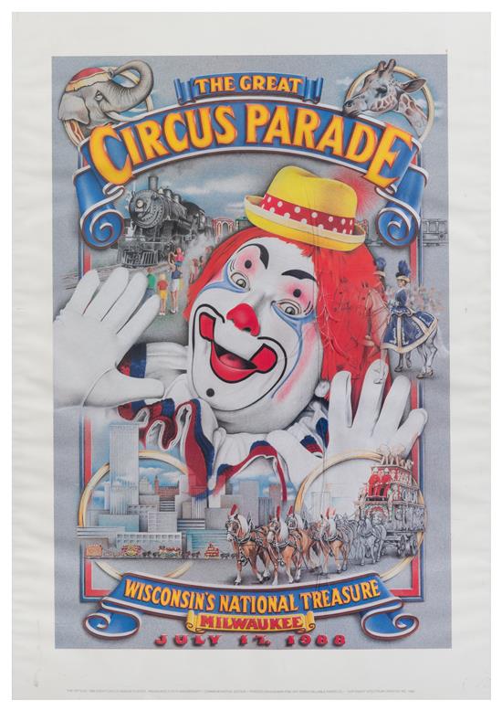 Appraisal: Sale Lot CIRCUS THE GREAT CIRCUS PARADE A th anniversary