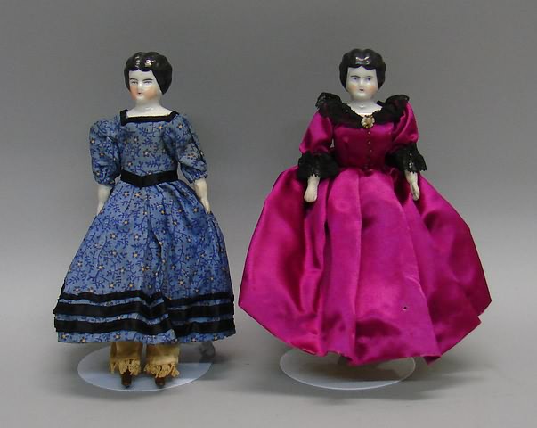 Appraisal: Pair of china Lowbrow dolls and both have black hair