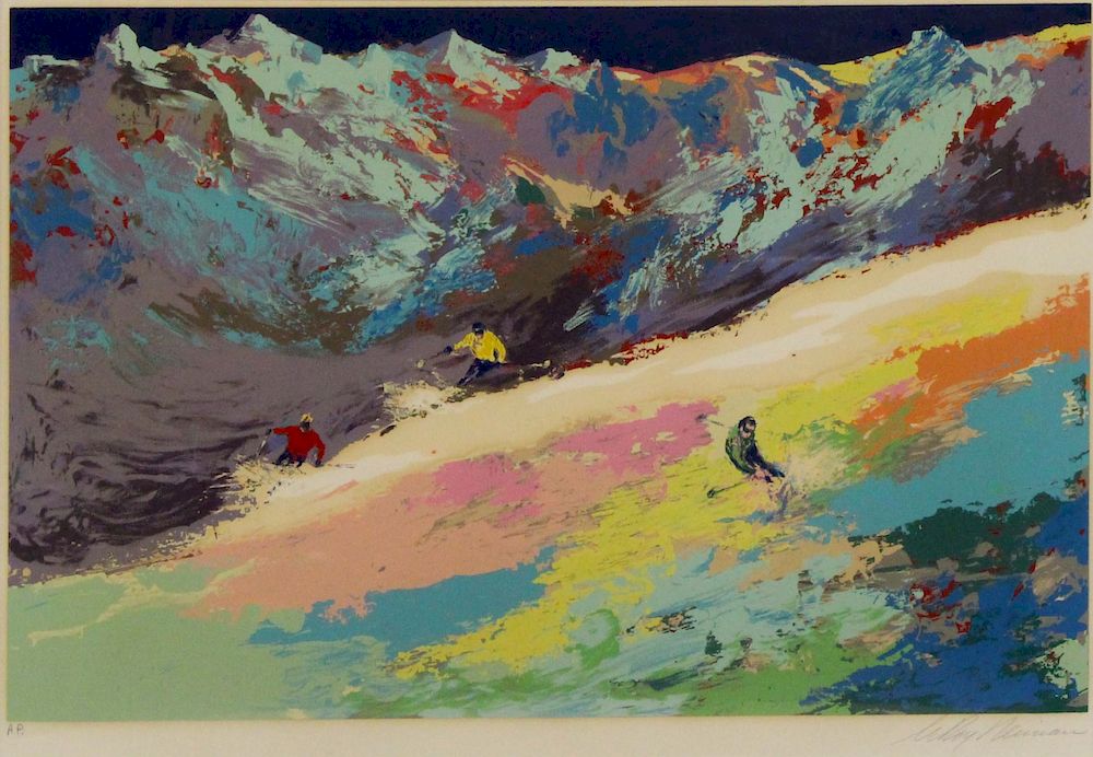 Appraisal: LEROY NEIMAN AMERICAN - Serigraph High Altitude Skiing Artist's Proof