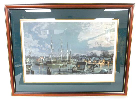 Appraisal: John Stobart American b limited edition print The Charles W