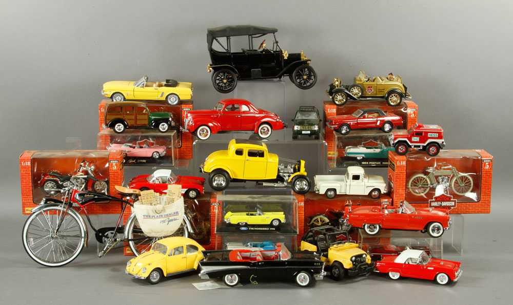 Appraisal: - Model Cars and Trucks Lot of twenty eight model