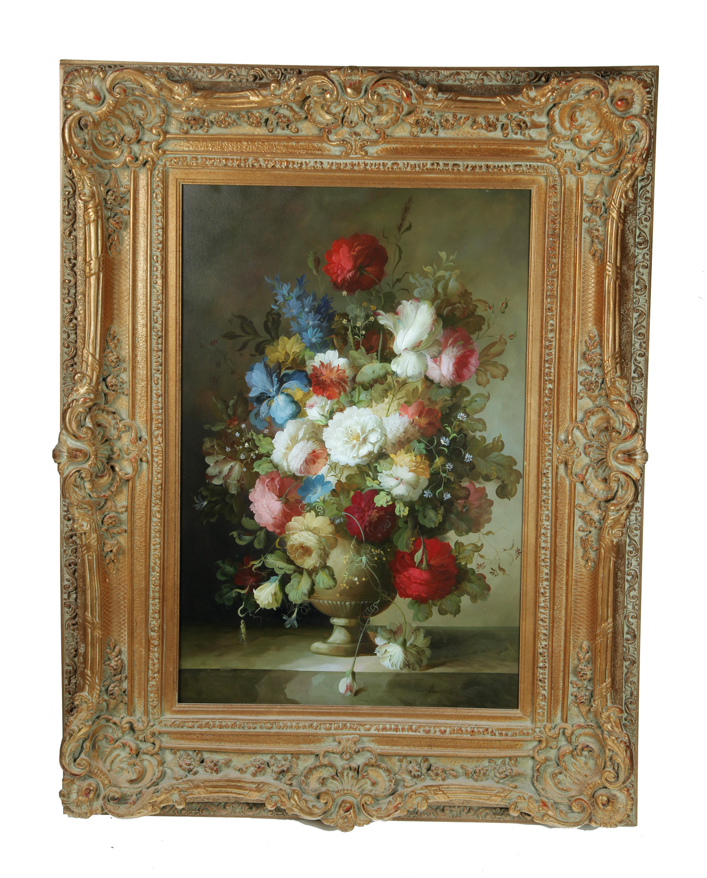 Appraisal: STILL LIFE WITH FLOWERS AMERICAN OR EUROPEAN EARLY ST CENTURY