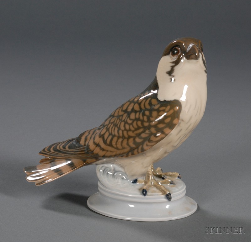 Appraisal: Bing Grondahl Porcelain Figure of a Peregrine Falcon th century