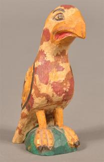 Appraisal: Strawser Contemporary Folk Art Eagle Dan and Barbara Strawser Carved