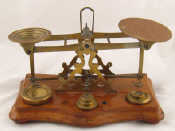 Appraisal: A set of postal scales with complete set of weights