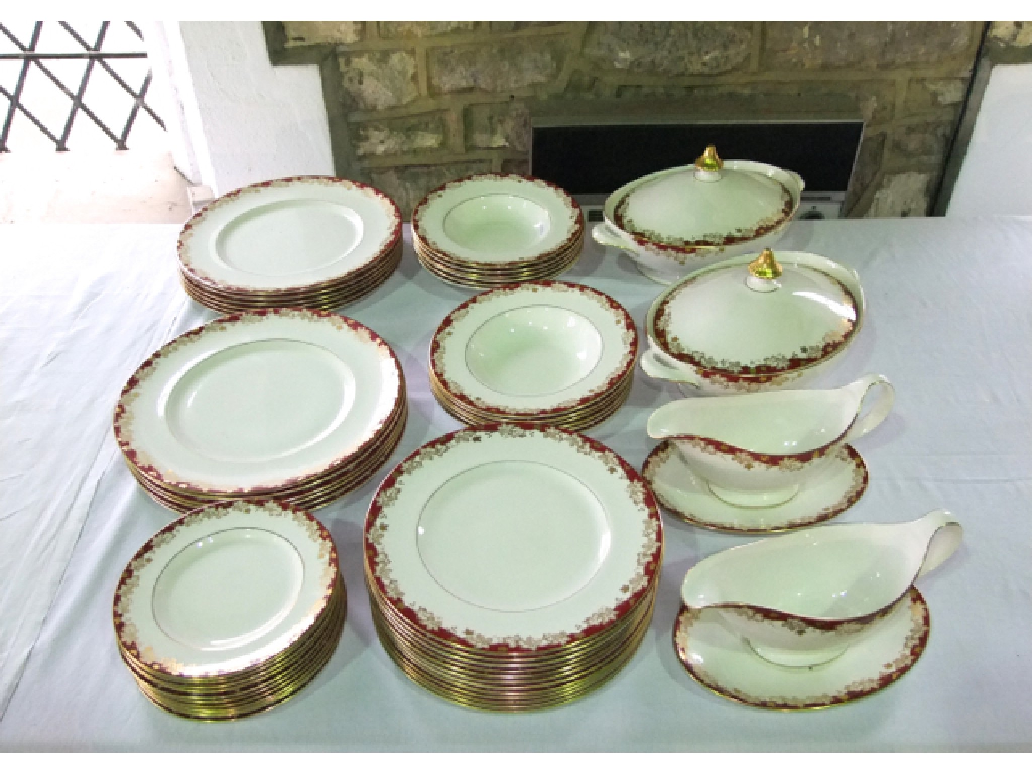 Appraisal: A quantity of Royal Doulton Winthrop pattern dinner wares with