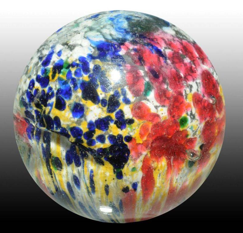 Appraisal: End Of Cane Marble Description Beautiful color distribution Original surface