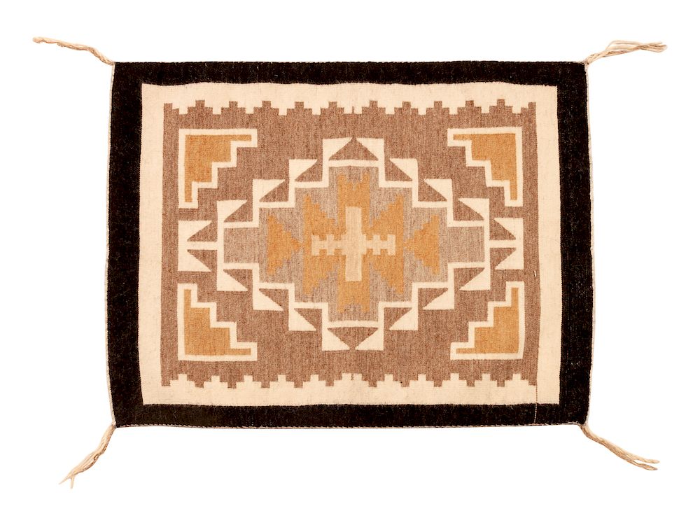 Appraisal: Navajo Two Grey Hills Tapestry x inches Navajo Two Grey