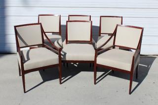 Appraisal: Set of Bolier Company mahogany chairs Set of Bolier Company