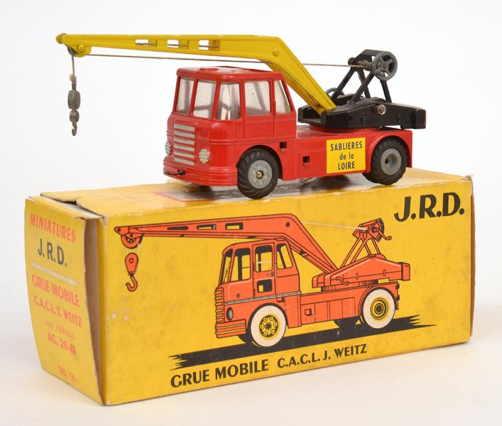 Appraisal: JRD REF BERLIET WITH MOBILE CRANE 'CACL J WEITZ' -