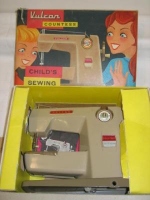 Appraisal: A Vulcan Countess child's sewing machine boxed G