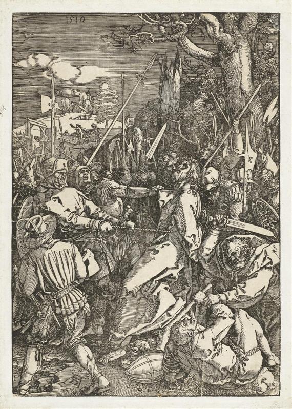 Appraisal: DUERER ALBRECHT Nuremberg Die Gefangennahme Christi Sheet from the Great