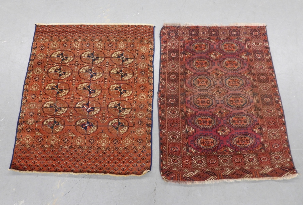 Appraisal: PC BALOUCH RUGS Middle East th CenturyIncludes two red navy