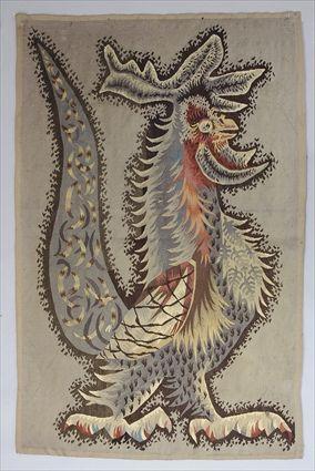 Appraisal: AFTER JEAN LURCAT LE COQ Tapestry panel unsigned worked with