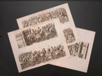 Appraisal: Suite de L'Entrevue Engraving A grouping of three prints from