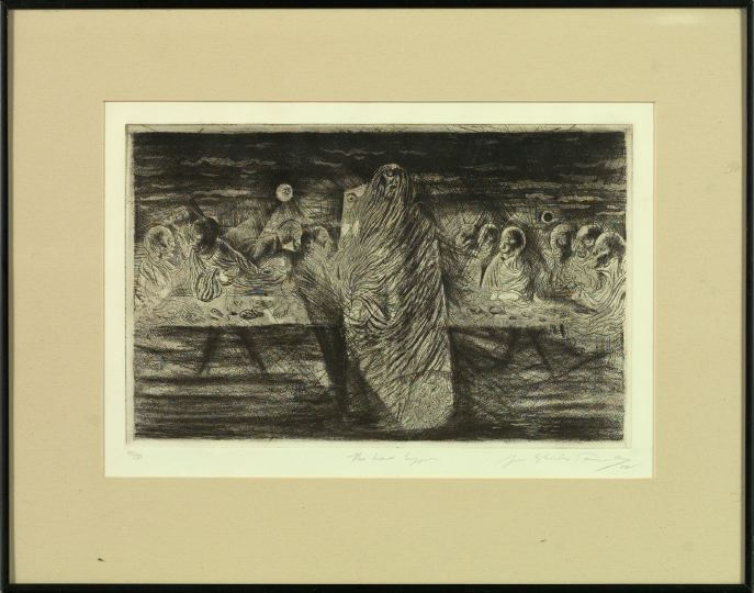 Appraisal: Noel Rockmore American New Orleans - The Last Supper dry