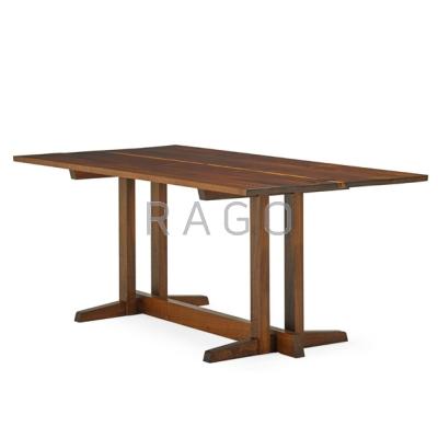 Appraisal: GEORGE NAKASHIMA - NAKASHIMA STUDIOS Frenchman s Cove dining table