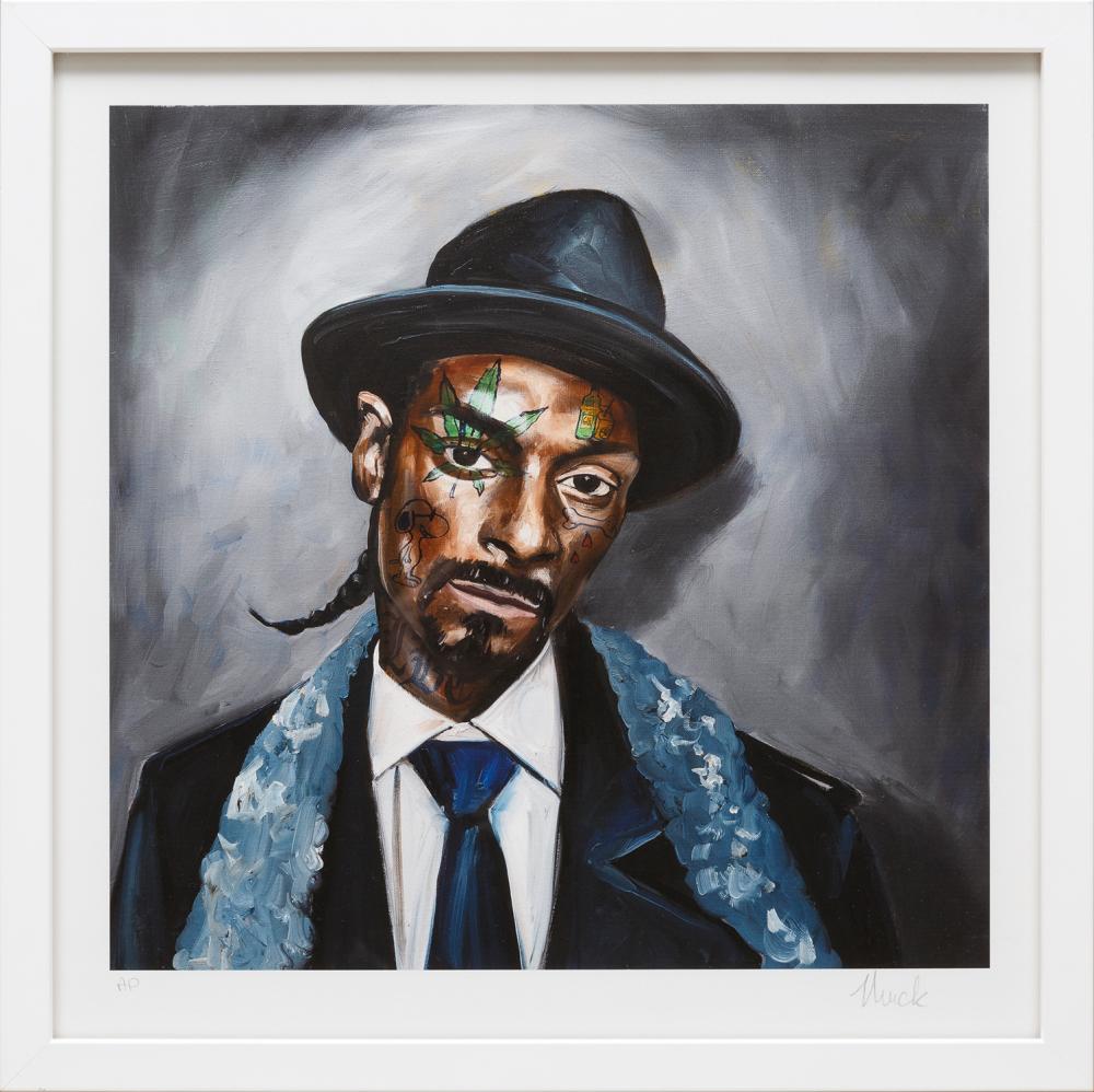 Appraisal: MuckRock Jules Muck British California th c Snoop Dogg giclee