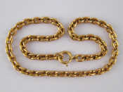 Appraisal: A carat gold necklace chain approx cm long gms