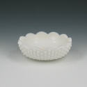 Appraisal: Fenton hobnail milk glass candy dish Unmarked Mint wide by