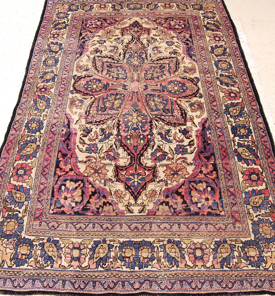 Appraisal: Lavar Kerman Rug Southeast Persia early th century the large