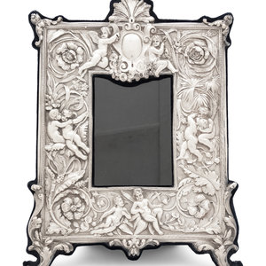 Appraisal: An English Silver Picture Frame Neil Lasher Silverware Ltd London