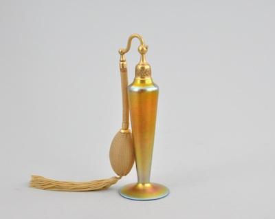 Appraisal: Steuben Gold Aurene Perfume Atomizer ca early th century Made