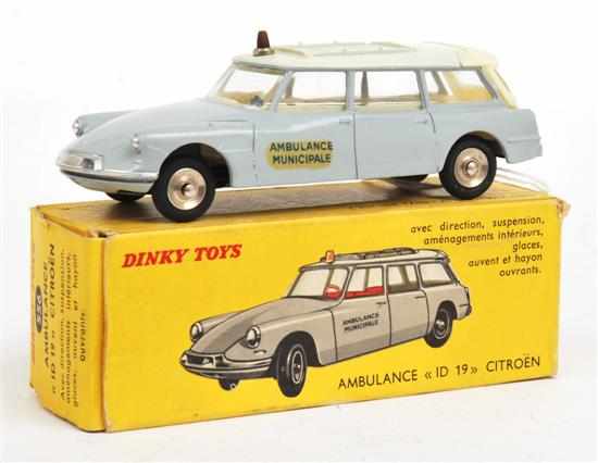 Appraisal: FRENCH DINKY CITRO N ID AMBULANCE grey body cream roof