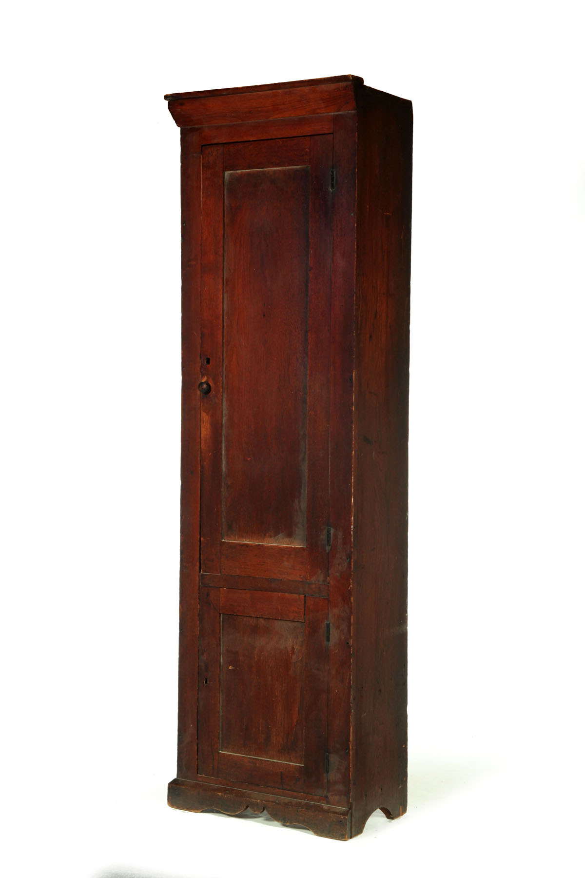 Appraisal: CHIMNEY CUPBOARD American st half- th century walnut with poplar