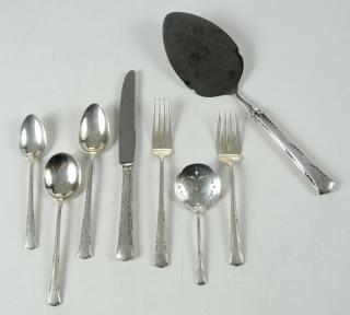 Appraisal: Gorham Greenbrier Sterling Flatware Pieces American th century including eight