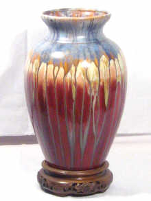 Appraisal: A Belgian vase circa cm high