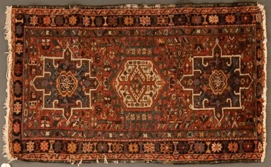 Appraisal: Semi-antique Karaja rug Persia circa x