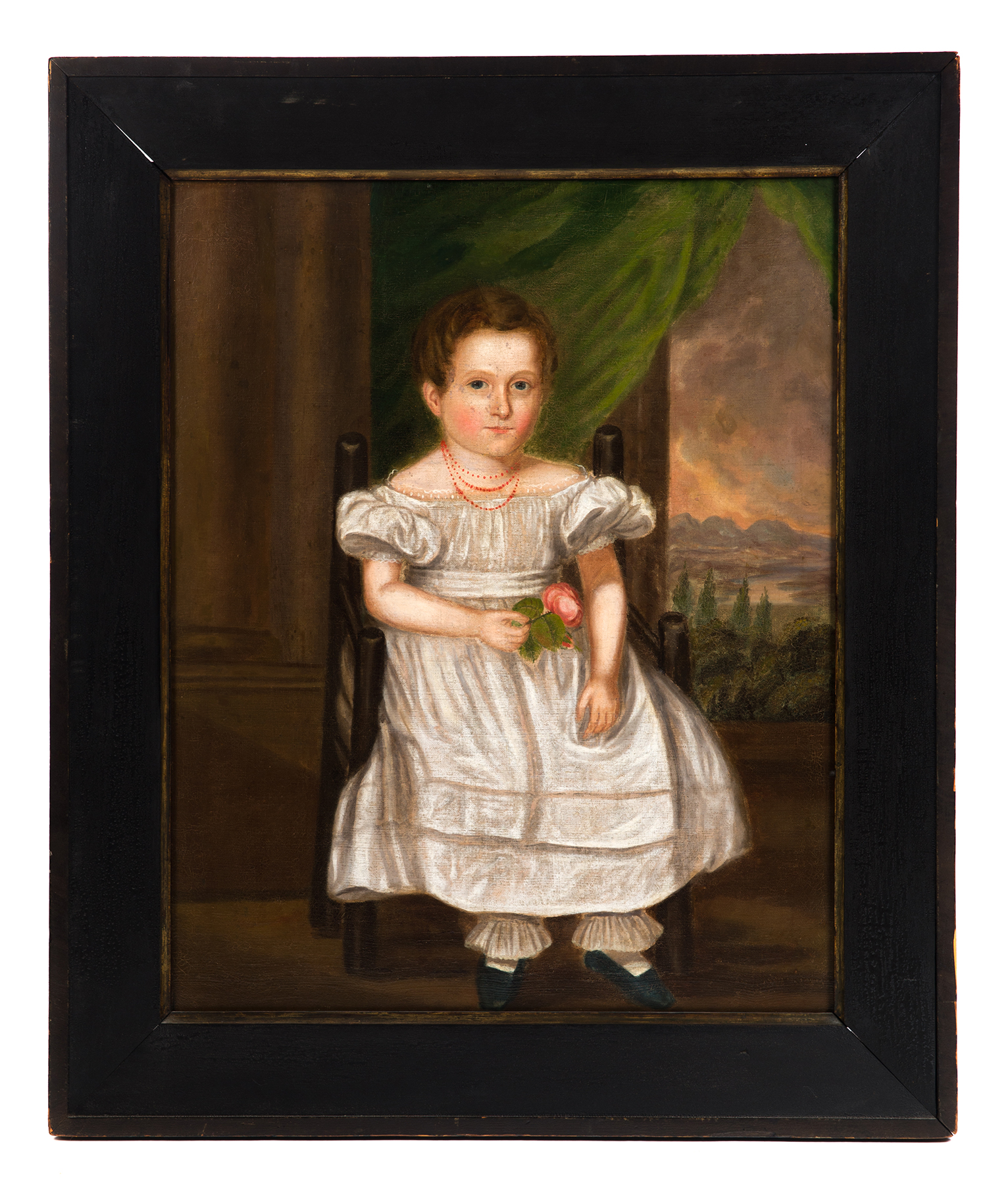 Appraisal: PORTRAIT OF A YOUNG CHILD AMERICAN SCHOOL ND QUARTER- TH