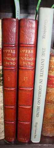 Appraisal: WAGNER Adolfo Opere Di Giordano Bruno Lipsia vo in volumes