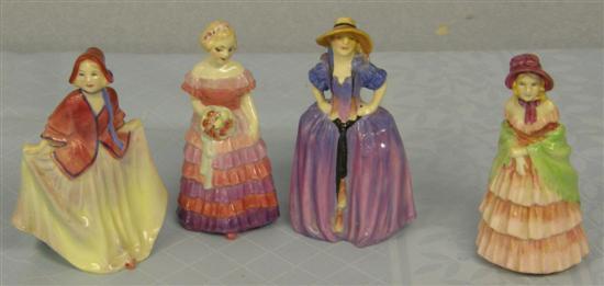 Appraisal: Four Royal Doulton figures Patricia M Sweet Anne Bridesmaid M