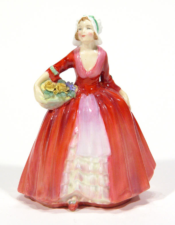 Appraisal: Hand painted Royal Doulton figurine 'Janet' HN factory marks to