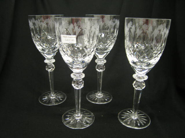 Appraisal: Fine Cut Crystal Tall Goblets