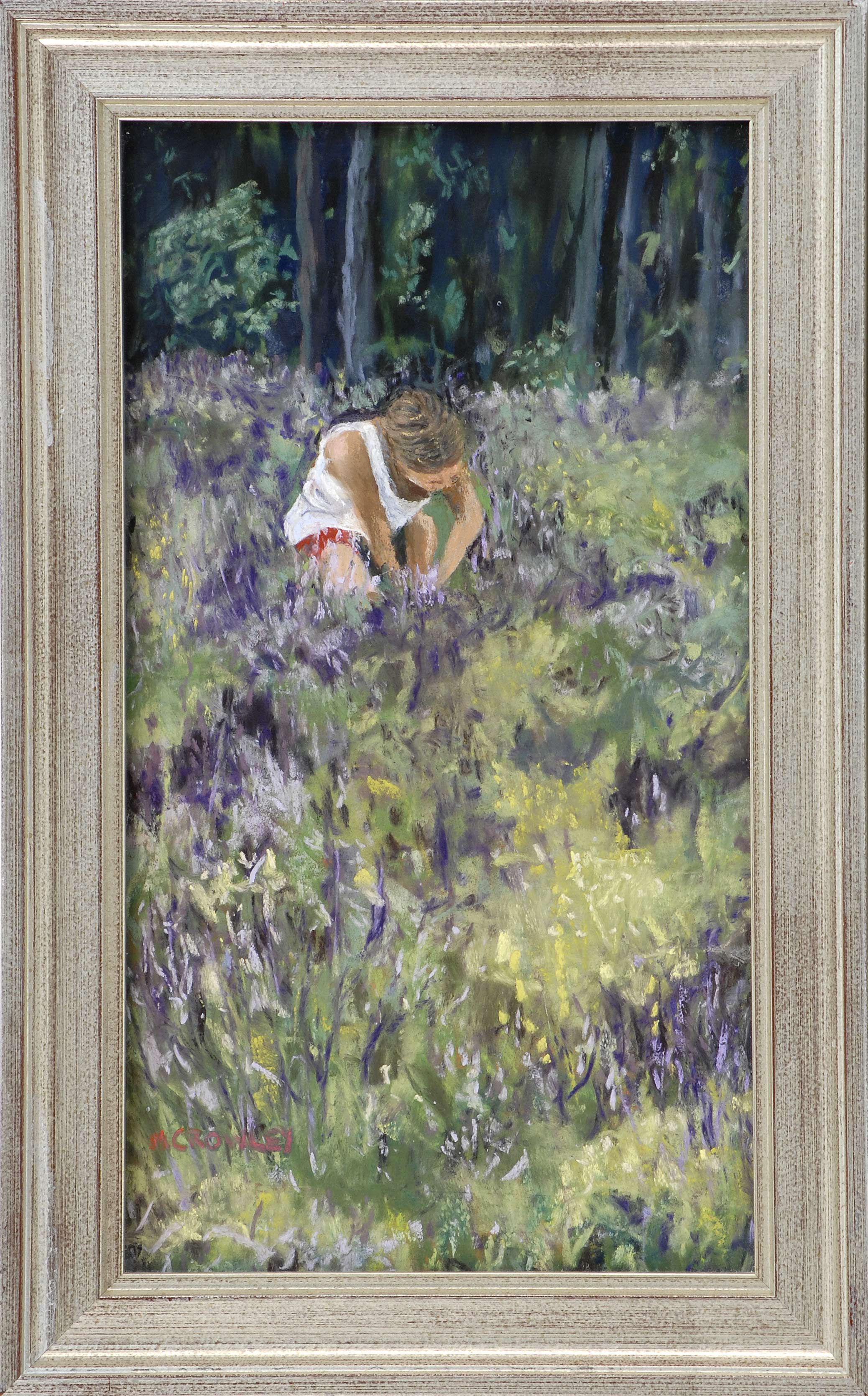 Appraisal: MARIANNE CROWLEYAmerican ContemporaryLavender Harvest Signed lower left M Crowley Pastel