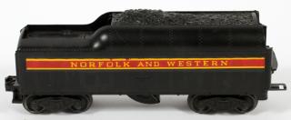 Appraisal: LIONEL W NORFOLK WESTERN TENDER C LIONEL W NORFOLK WESTERN