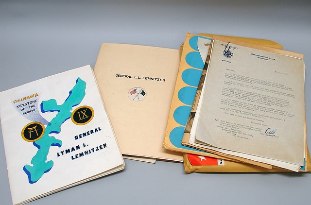 Appraisal: Grouping of Information packets relating to General Lemnitzer's visits to